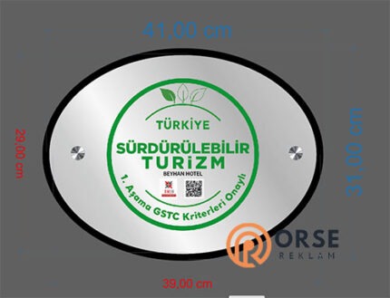 birinci aşama sürdürülebilir otel tabelası