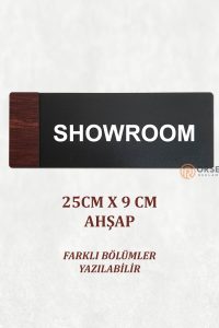 Showroom Kapı İsimliği