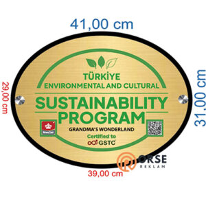 Sürdürülebilir Turizm Tabelası