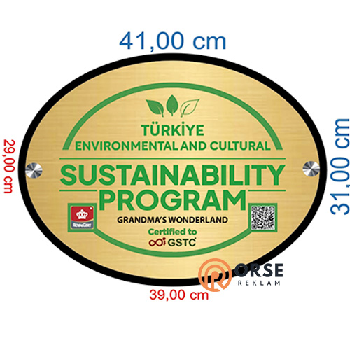 Sürdürülebilir Turizm Tabelası