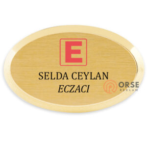 Eczane Teknikeri Yaka İsimlik